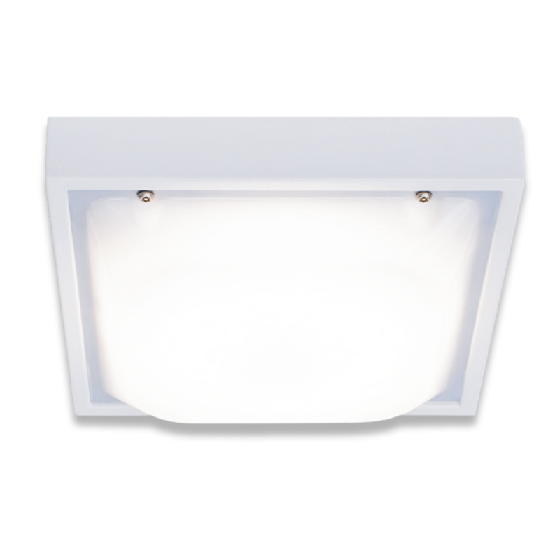 vandal resistant square bulkhead luminaire