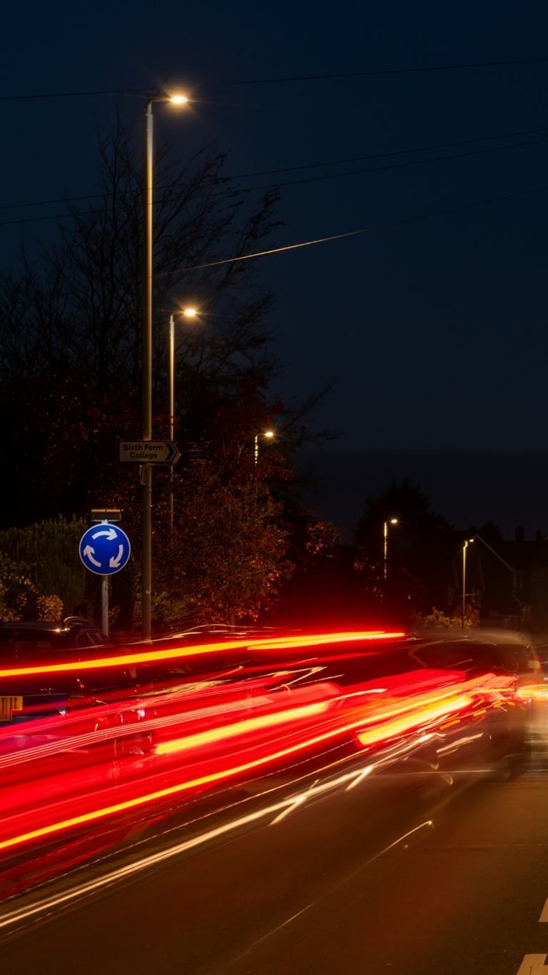 LED street lighting in Luton