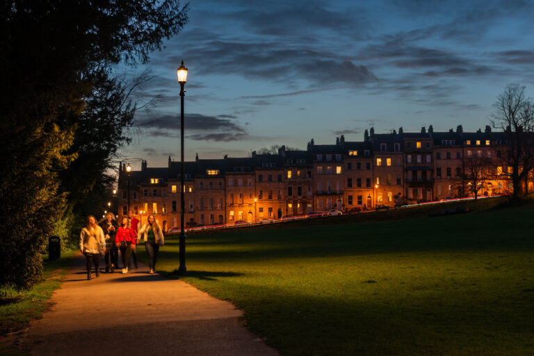 street lighting to suite the Georgian architecture of historical areas in bath