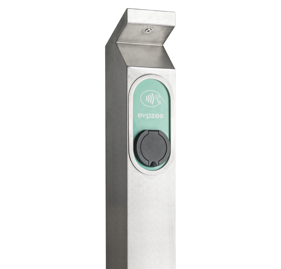 on-street ev charging bollard
