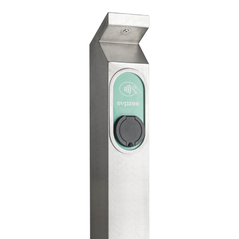 on-street ev charging bollard