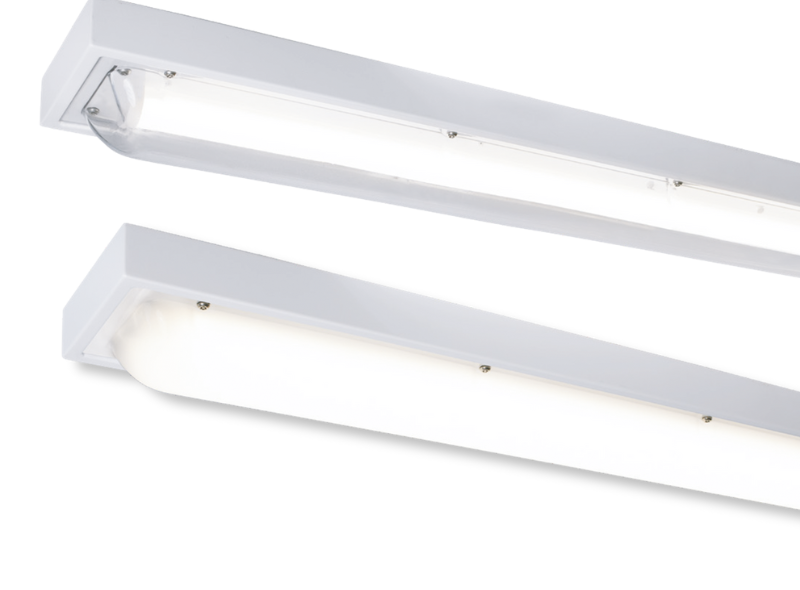 opal and clear linear light