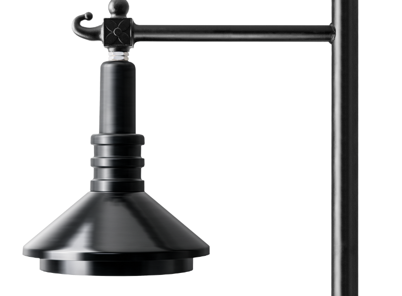 black heritage pendant lantern